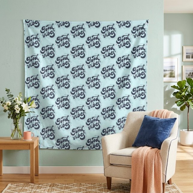 Good Vibes Teppich Wandteppich (Von Creator hochgeladen)