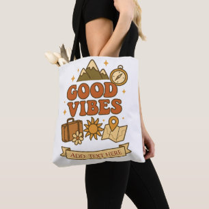 Good Vibes Travel Design – Bearbeitbarer Text