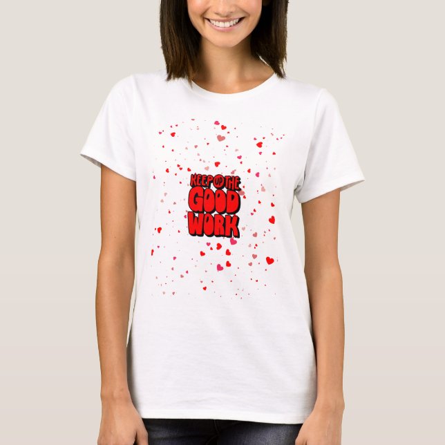 Good Vibes Typografy T-Shirt (Vorderseite)