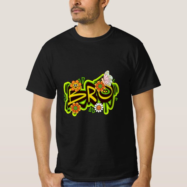 Good Vibes Typografy T-Shirt (Vorderseite)