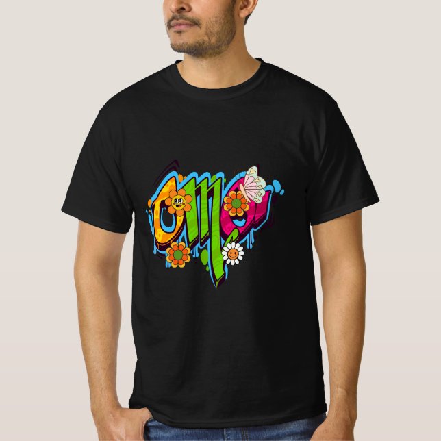 Good Vibes Typografy T-Shirt (Vorderseite)