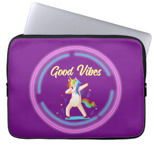 Good Vibes Unicorn Laptopschutzhülle