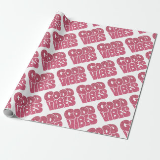 Good Vibes Wrapping Paper Geschenkpapier