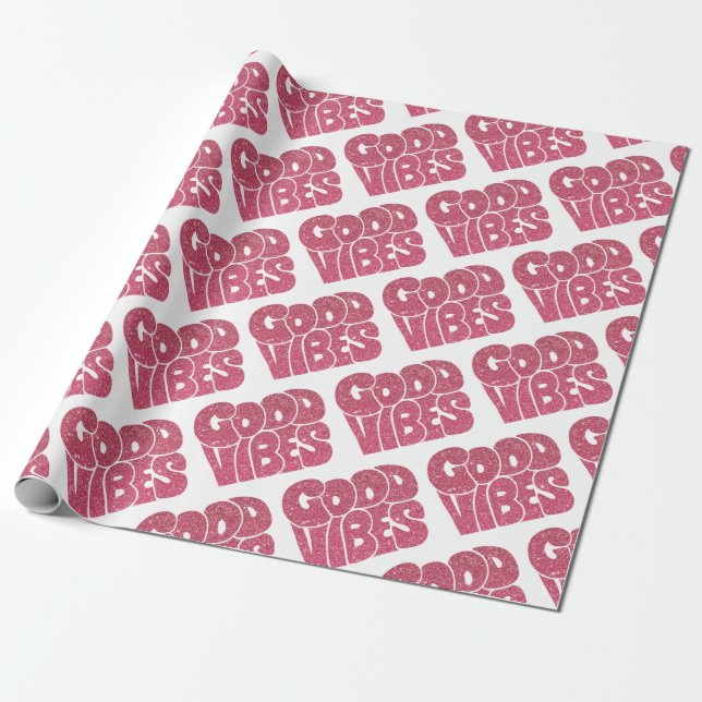 Good Vibes Wrapping Paper Geschenkpapier (Ungerollt)