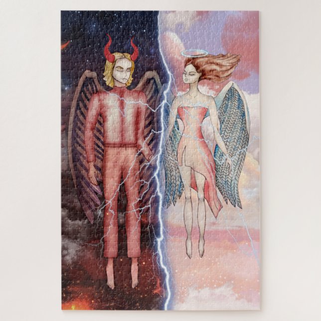 Good Vs Bad Puzzle (Vertikal)