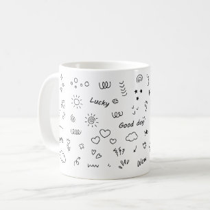 Gooday niedlich Doodle Kaffeetasse