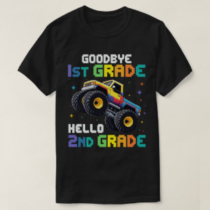 Goodbye 1st Grade Abschluss Monster Truck T-Shirt