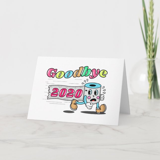 Goodbye 2020 - Es ist endlich vorbei Karte (Vorderseite)