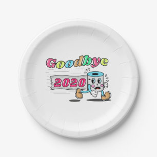 Goodbye 2020 - Es ist endlich vorbei Pappteller