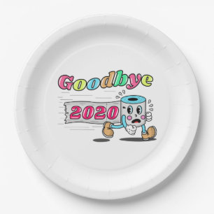 Goodbye 2020 - Es ist endlich vorbei Pappteller