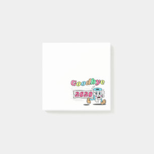 Goodbye 2020 - Es ist endlich vorbei Post-it Klebezettel