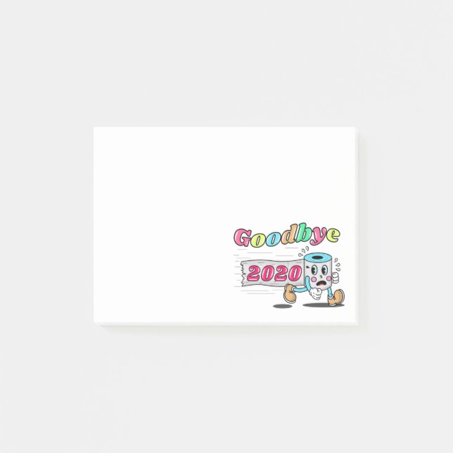 Goodbye 2020 - Es ist endlich vorbei Post-it Klebezettel (Vorderseite)