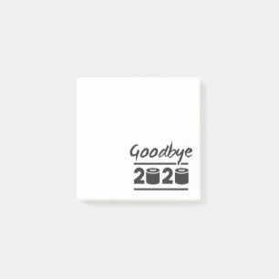 Goodbye 2020 Toilettenpapier - endlich vorbei Post-it Klebezettel