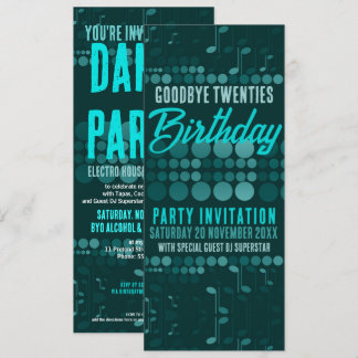 Goodbye 20s Birthday Adult Dance Party Einladung