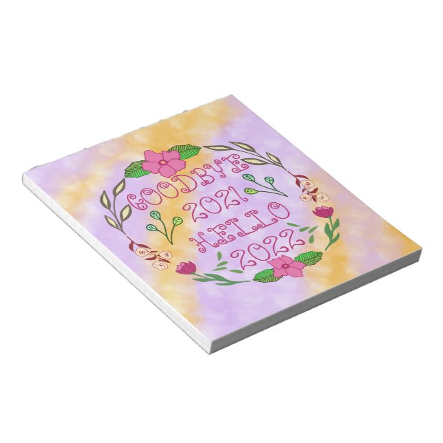 GOODBYE 20XX HELLO 20XX NOTIZBLOCK (angewinkelt)