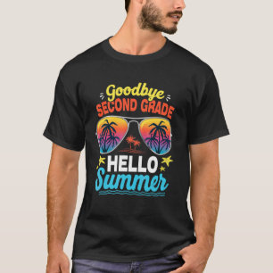Goodbye 2 Grade Hallo Sommer letzten Tag der Schul T-Shirt