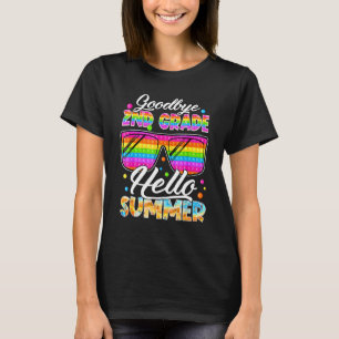 Goodbye 2 Grade Hallo Sommer letzten Tag der Schul T-Shirt
