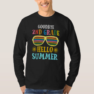 Goodbye 2 Grade Hallo Sommer letzten Tag der Schul T-Shirt