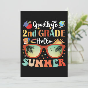 Goodbye 2. Grade Hello Summer Abschluss Ankündigung