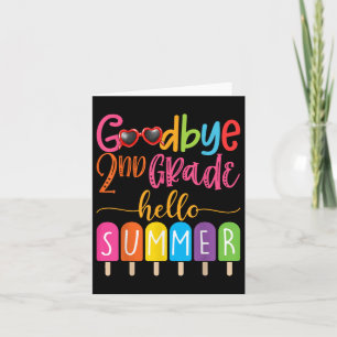 Goodbye 2. Grade Hello Summer Popsights Ice Cream Karte