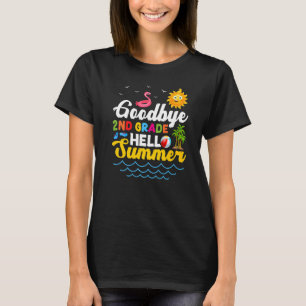 Goodbye 2 Grade Teacher Student Kids Hallo Sommer T-Shirt