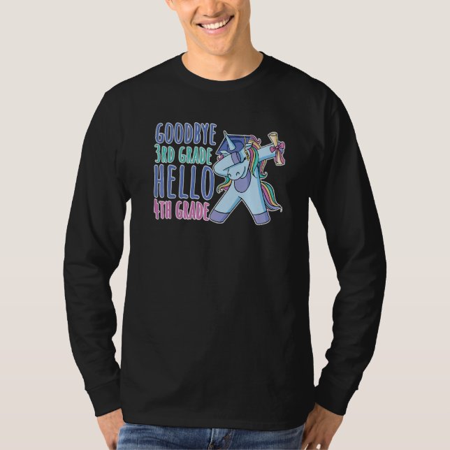Goodbye 3 Grade Hello 4th Grade T-Shirt (Vorderseite)