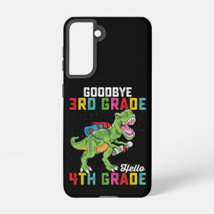 Goodbye 3rd Grade Hello 4th Grade T Rex Dinosaur Samsung Galaxy Hülle