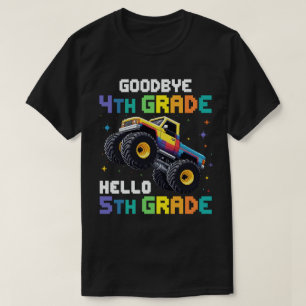 Goodbye 4. Grade Monster Truck Abschluss T-Shirt