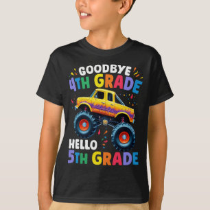 Goodbye 4. Grade Monster Truck Abschluss T-Shirt