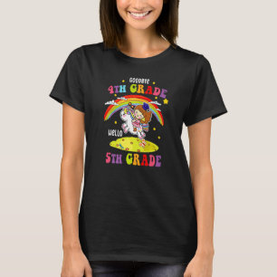 Goodbye 4 th Grade Abschluss Hallo 5. Grade Unico T-Shirt