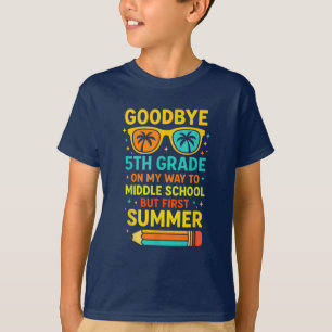 Goodbye 5th Grade - Abschluss Middle School T-Shirt