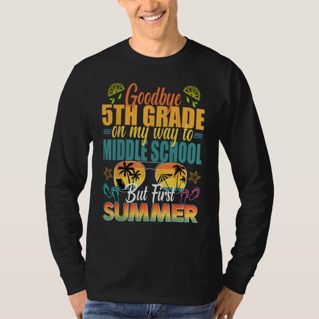 Goodbye 5th Grade Graduation Tees - 5th grade grad (Vorderseite)