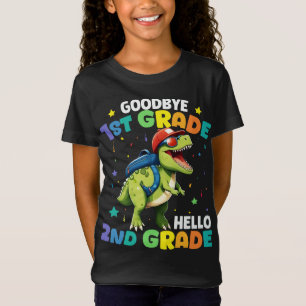 Goodbye Abschluss der 1. Klasse T Rex Dinosaurier T-Shirt