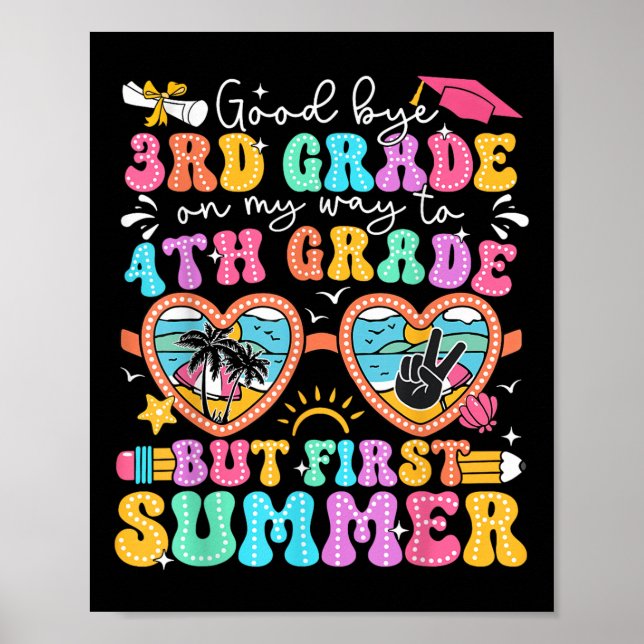 Goodbye Abschluss der dritten Klasse bis 4. Klasse Poster (Vorne)