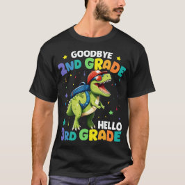 Goodbye Abschluss der zweiten Klasse T Rex Dinosau T-Shirt