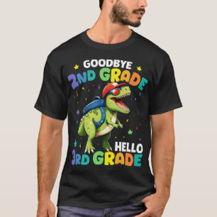 Goodbye Abschluss der zweiten Klasse T Rex Dinosau T-Shirt