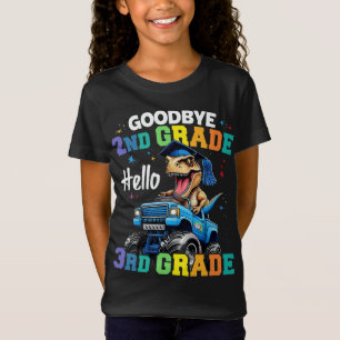 Goodbye Abschluss der zweiten Klasse T Rex Monster T-Shirt