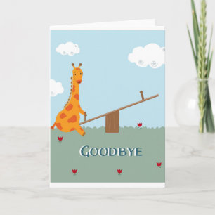 "Goodbye Card" Karte