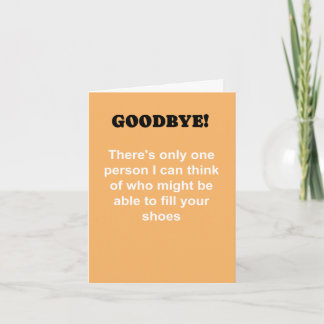 Goodbye Counter Karte