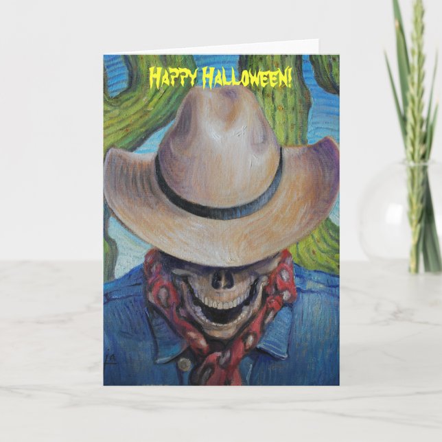 Goodbye Cowboy Halloween Card Karte (Vorderseite)