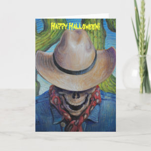Goodbye Cowboy Halloween Card Karte