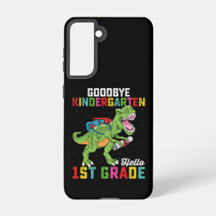 Goodbye Kindergarten Hallo 1. Klasse T Rex School Samsung Galaxy Hülle
