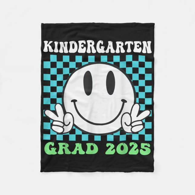Goodbye Kindergarten Hallo 1st Grade 2025 Graduati Fleecedecke (Vorderseite)