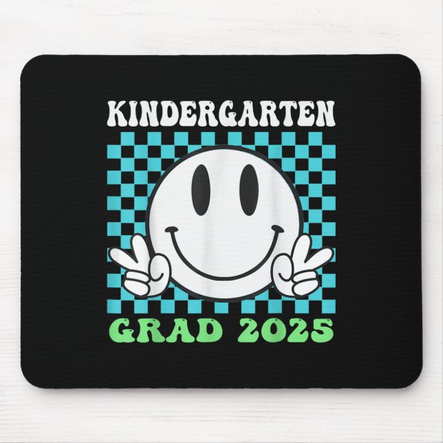 Goodbye Kindergarten Hallo 1st Grade 2025 Graduati Mousepad (Vorne)