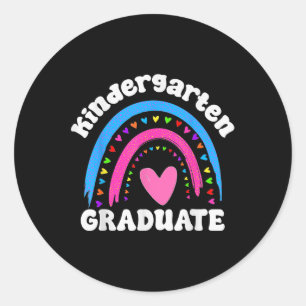 Goodbye Kindergarten Hallo 1st Grade 2025 Graduati Runder Aufkleber