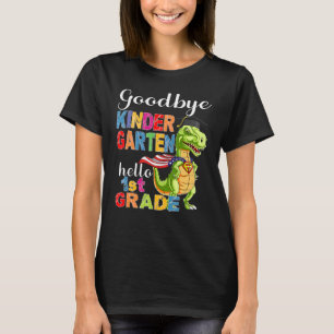 Goodbye Kindergarten Hello 1st Grade Abschluss Di T-Shirt