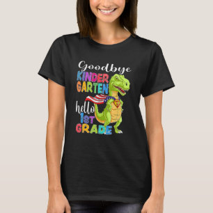 Goodbye Kindergarten Hello 1st Grade Abschluss La T-Shirt
