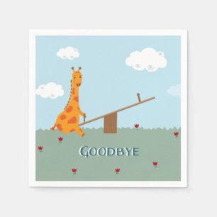 Goodbye Party Napkins Serviette