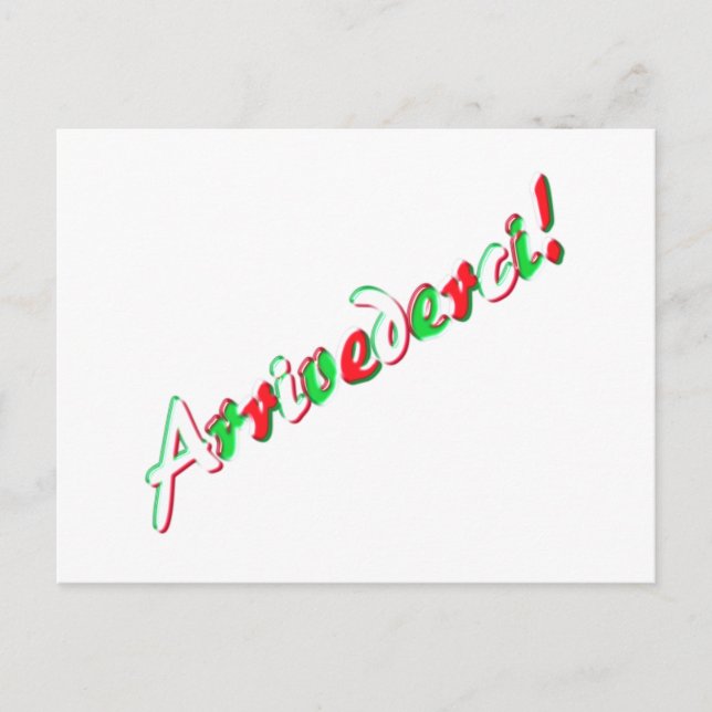 Goodbye Postkarte (Vorderseite)