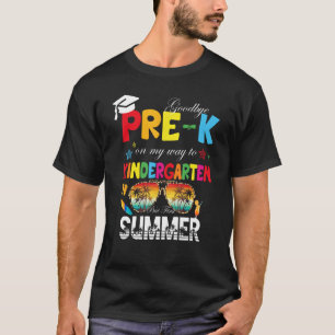 Goodbye Pre Abschluss To Kindergarten Hello Sum T-Shirt